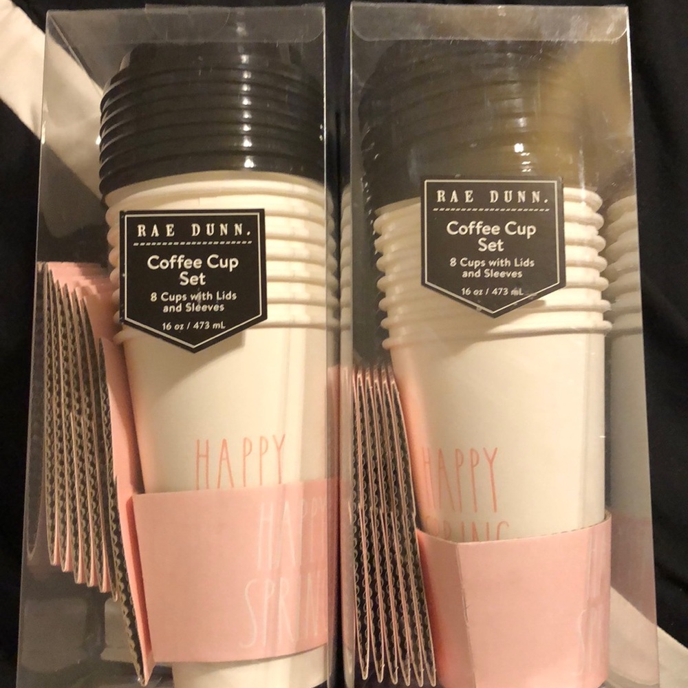 Rae Dunn Coffee Cup Set